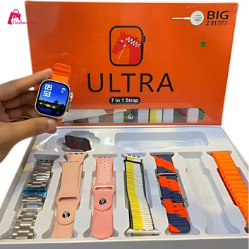 🔥 Ultra Smart Watch 7  in-1 +  Buds Pro 2 Combo Deal 🎧⌚